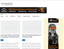 Tablet Screenshot of digitalette.com